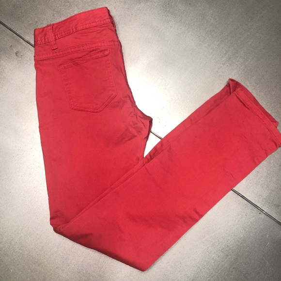 American Rag Denim - American Rag orange skinny curvy jeans 3 R